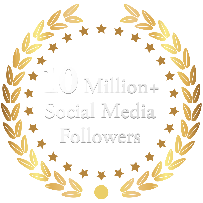 9 Million+ Social Media Followers